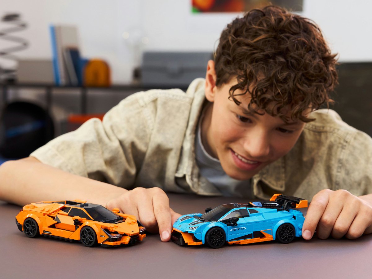 LEGO Speed Champions Lamborghini Revuelto i Huracán STO 77238