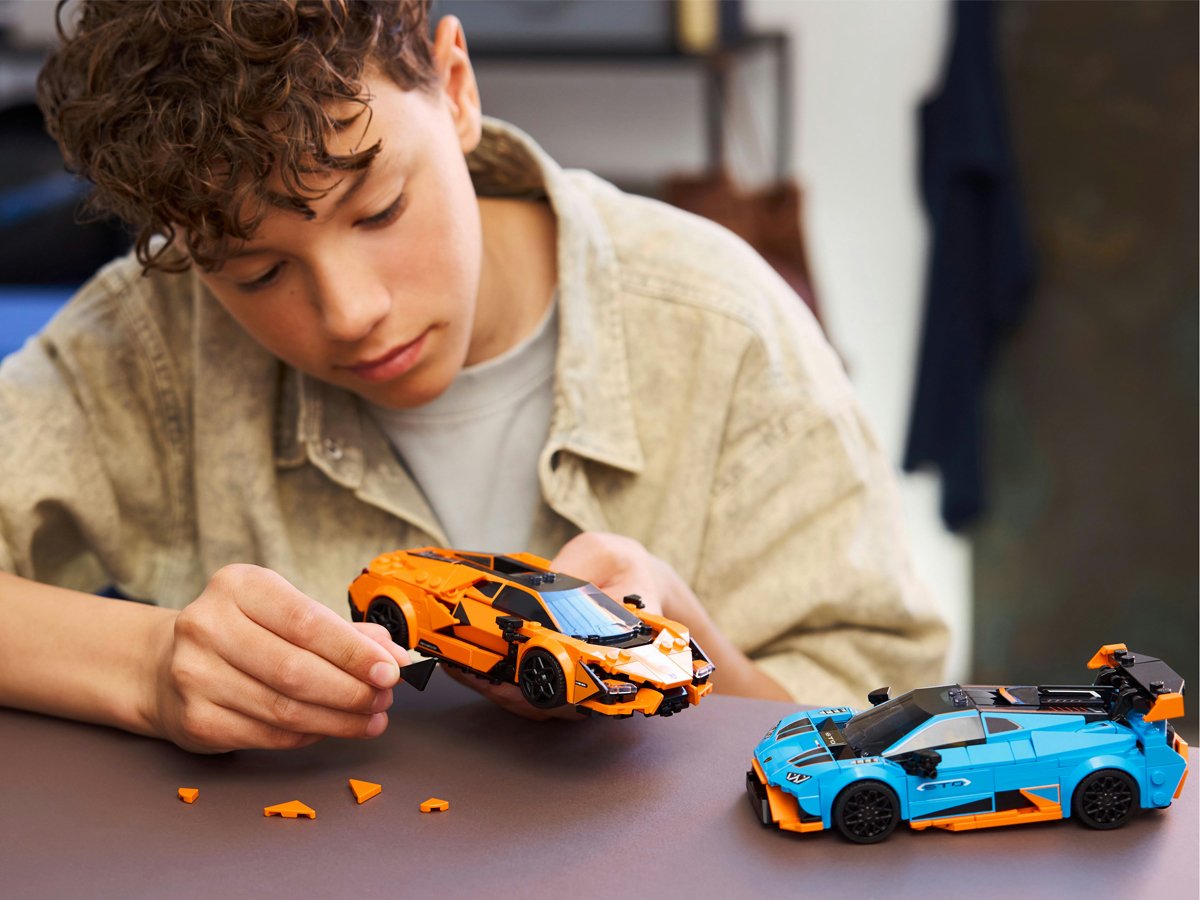 LEGO Speed Champions Lamborghini Revuelto i Huracán STO 77238