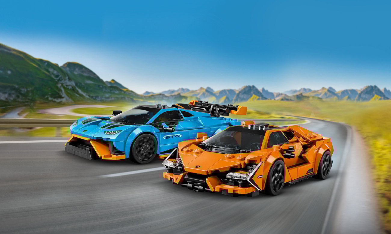 LEGO Speed Champions Lamborghini Revuelto i Huracán STO 77238