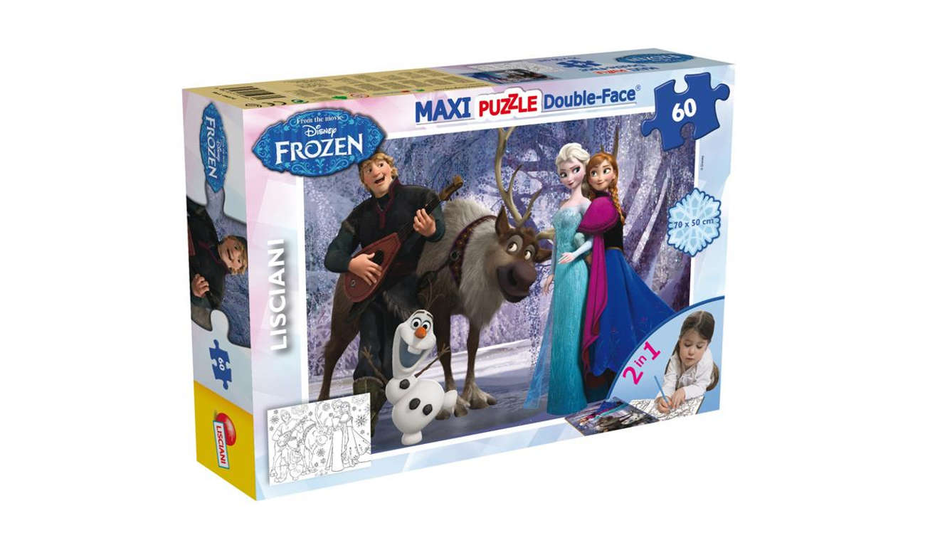 Lisciani Giochi Disney dwustronne Maxi 60 el. Frozen - Sklep ...