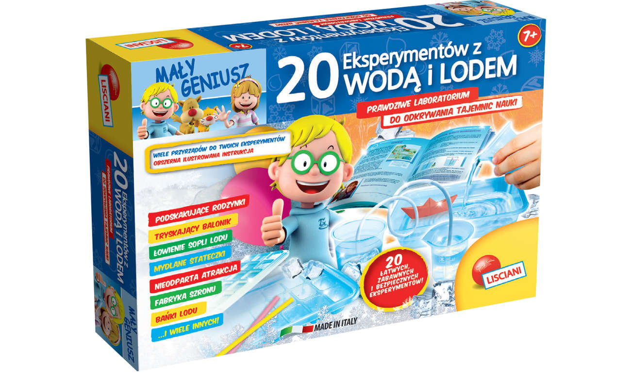 Lisciani Giochi Mały Geniusz 20 eksperymentów 304-P54466