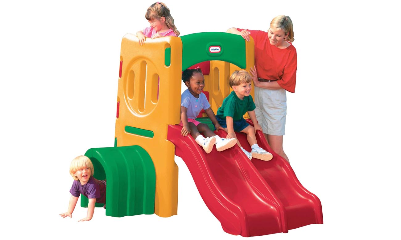 Plac zabaw Małpi gaj z podwójną zjeżdżalnią od Little Tikes 50743042614