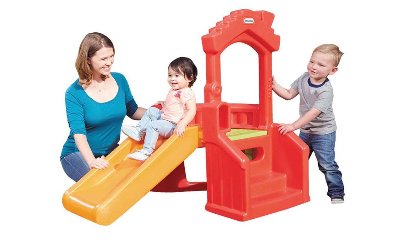 Mini plac zabaw wieża ze zjeżdżalnią od Little Tikes 50743173080