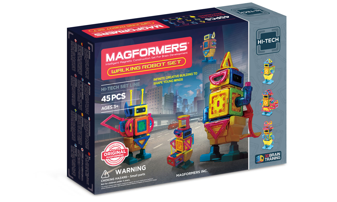 Magformers Walking Robot 45 elementów