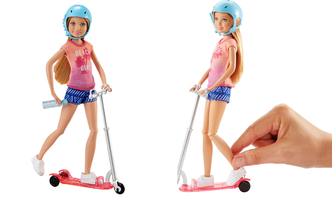 Mattel Barbie Lalka na hulajnodze