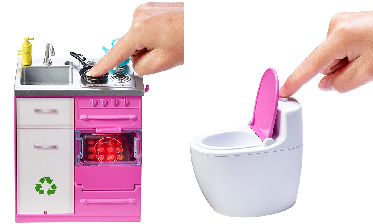 domek barbie z dźwiękami i windą