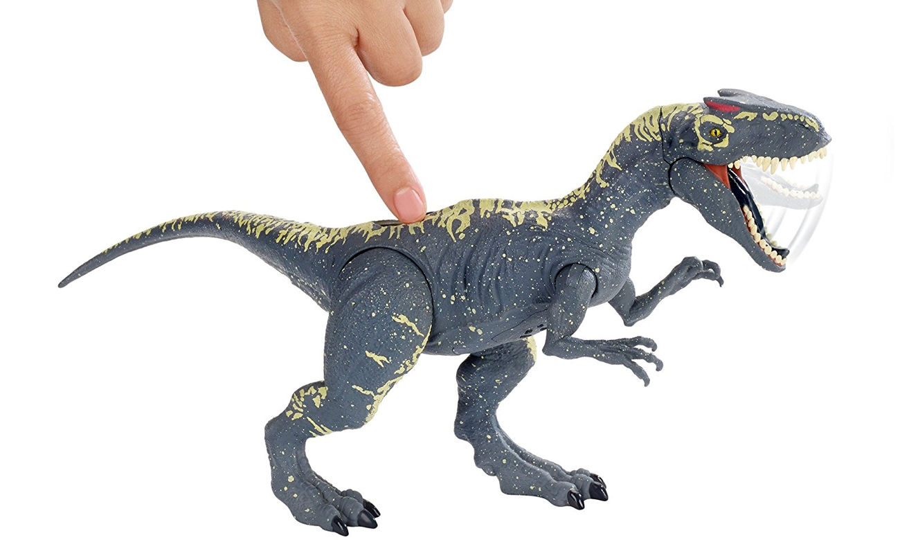 figurka dinozaura z dźwiękami