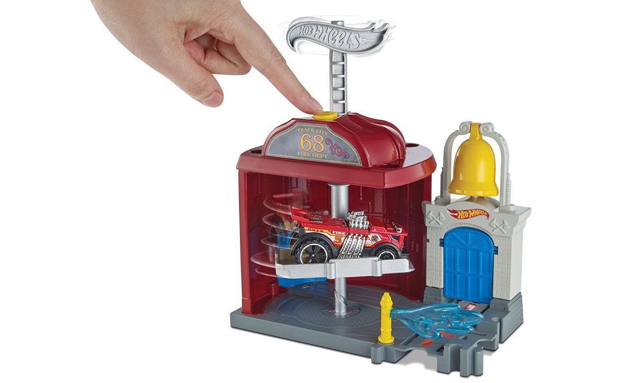 Mattel Hot Wheels City Mały Zestaw Odjazdowa remiza FRH28 FRH29