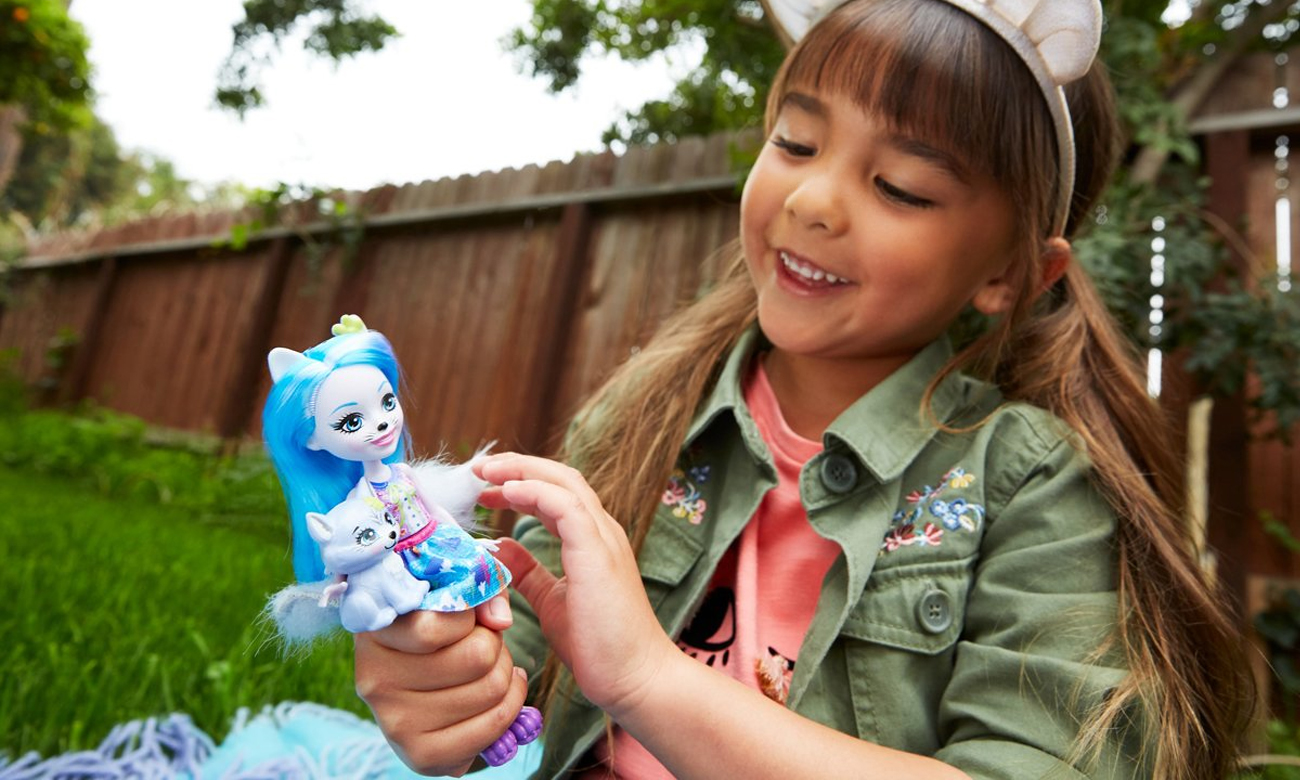 Mattel Enchantimals Lalka Winsley Wolf ze zwierzątkiem