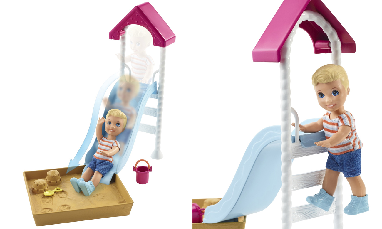 Mattel Barbie Skipper Akcesoria Spacerowe Piaskownica