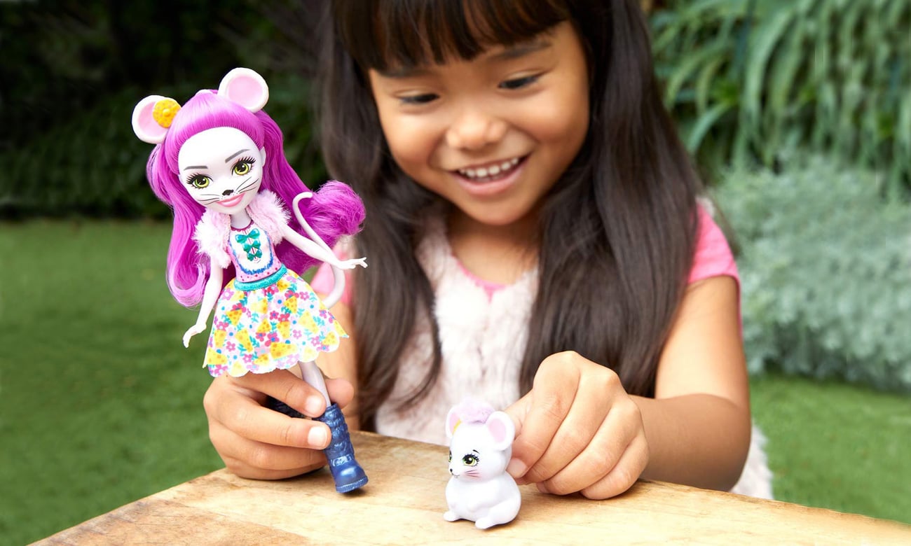 Mattel Enchantimals Lalka ze zwierzątkiem Mayla Mouse