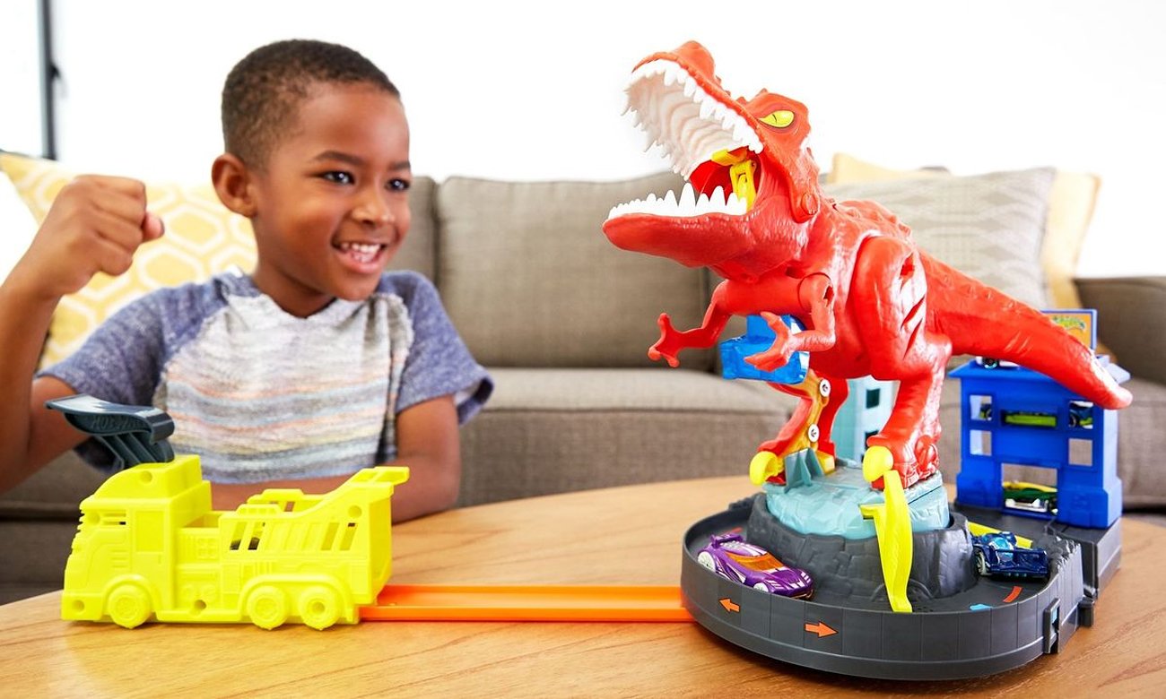 Mattel Hot Wheels City Atak T-Rexa