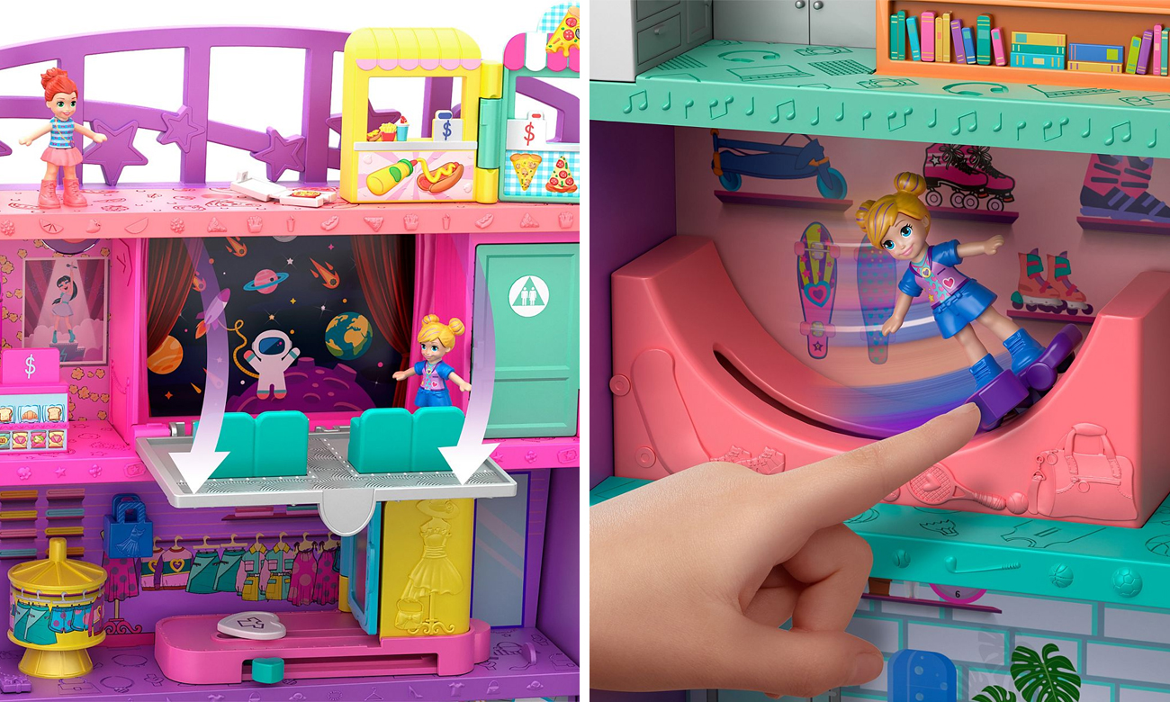 zestaw polly pocket ze sklepem