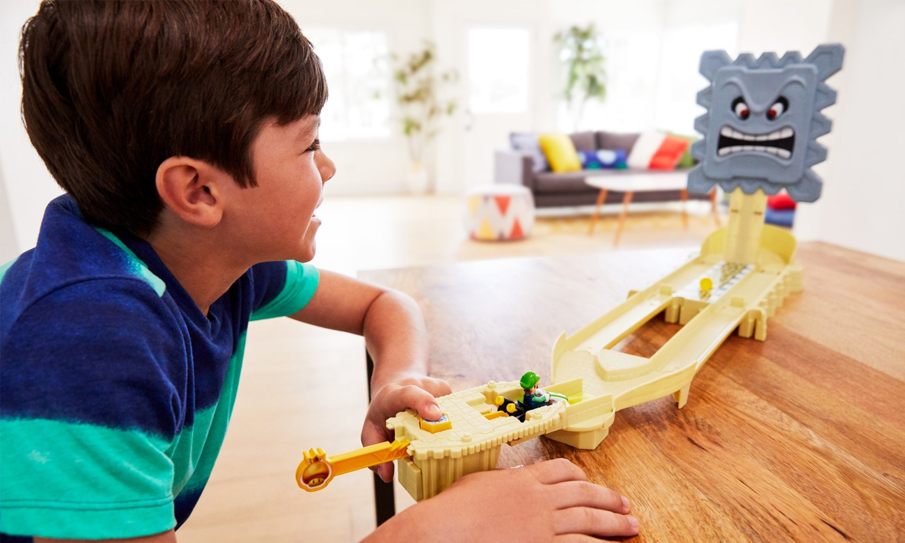 Hot Wheels Mario Kart Starcie z wrogiem Thwomp Ruins Pojazdy, tory i