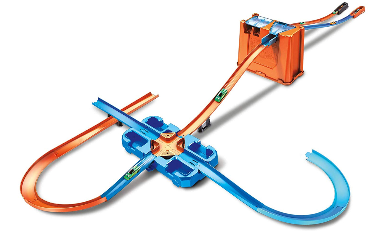 Mattel Hot Wheels Track Builder Zestaw Kaskaderski Deluxe pudełko
