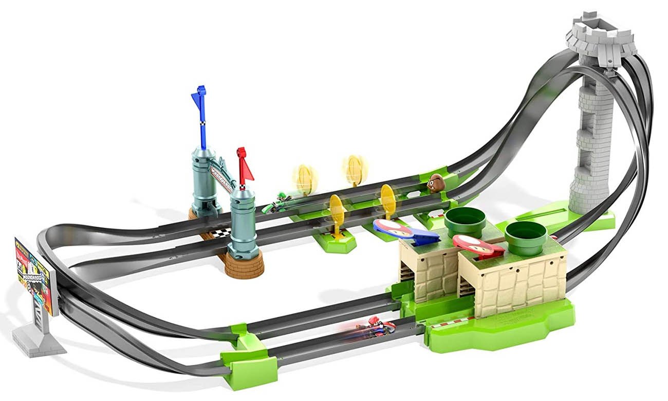MATTEL Hot Wheels Mario Kart Mario Circuit Track Set