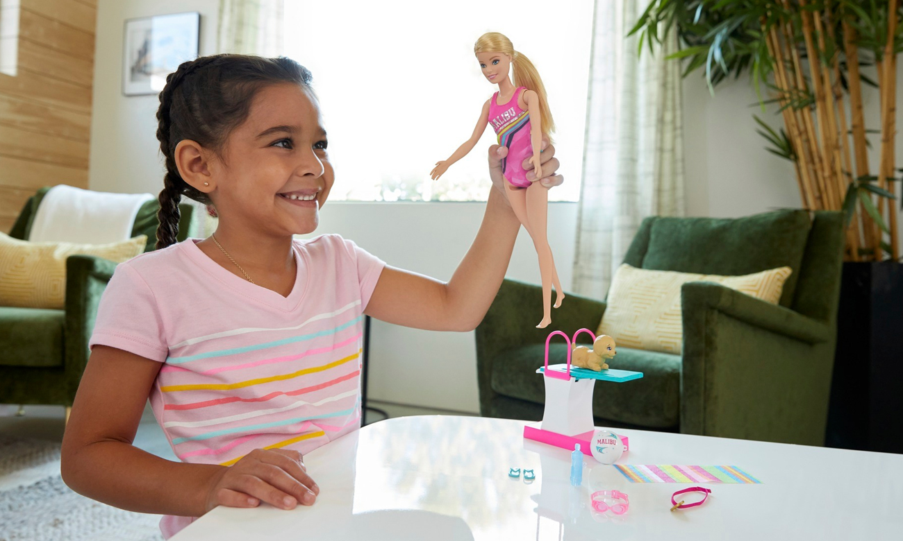 Mattel Barbie pływaczka Lalka