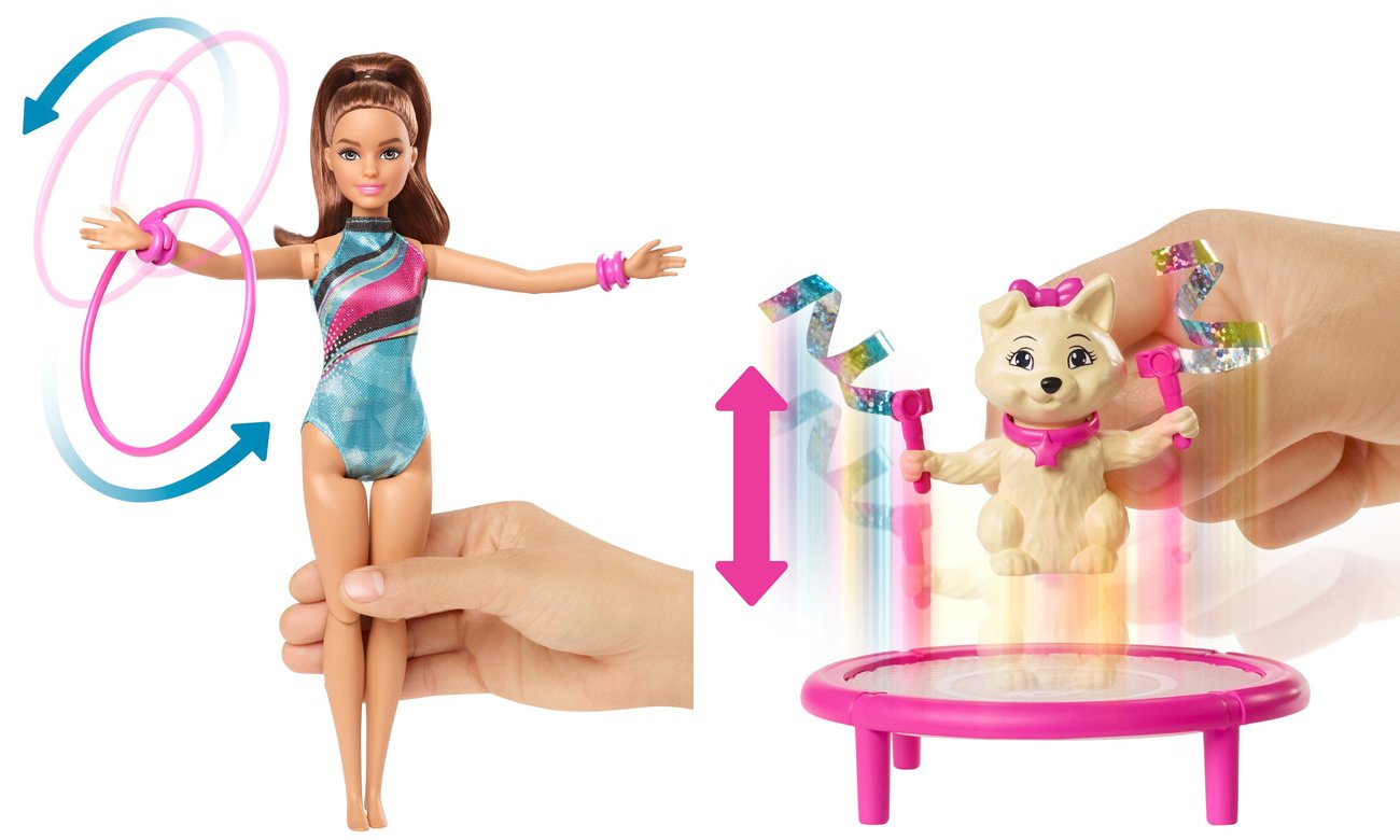 barbie lalka gimnastyczka