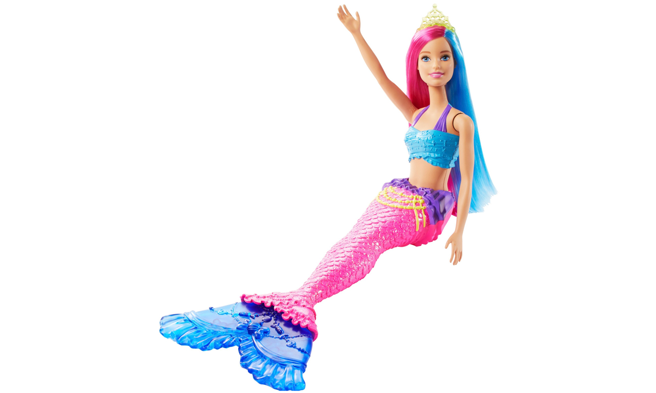 Mattel Barbie Dreamtopia Syrenka różowo-niebieska