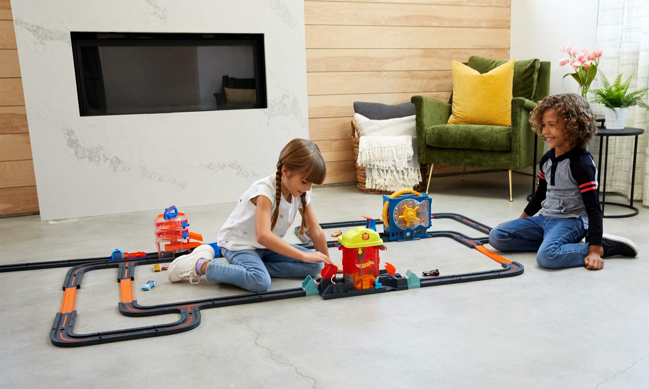 duzy zestaw hot wheels city