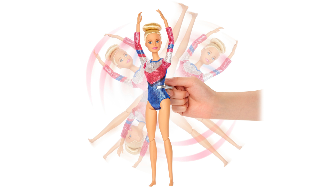 lalka barbie gimnastyczka