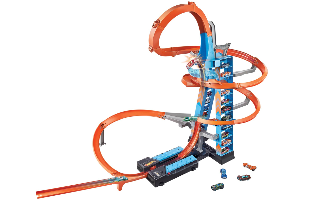 Mattel Hot Wheels Wieża Podniebne Kraksy