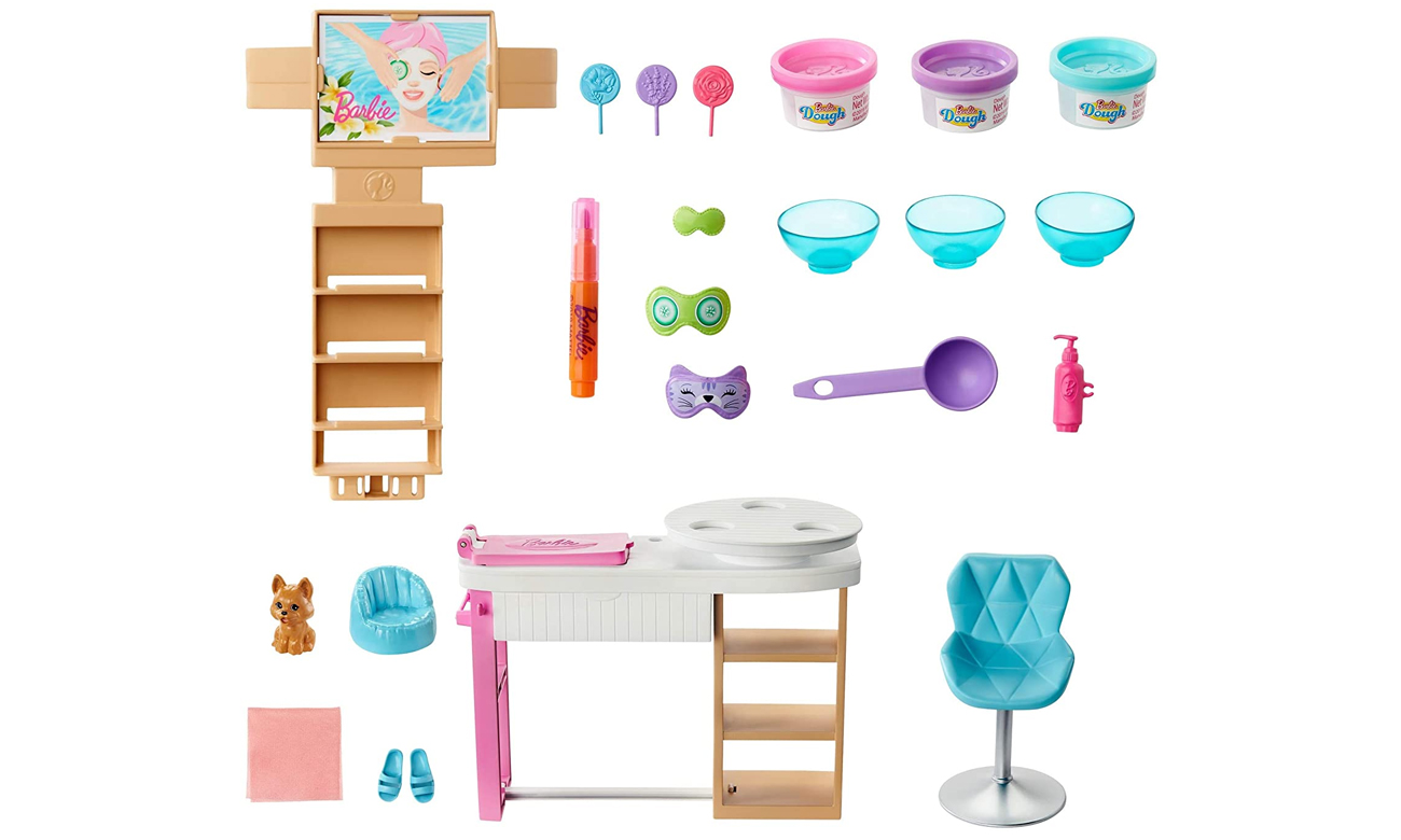barbie spa maseczki