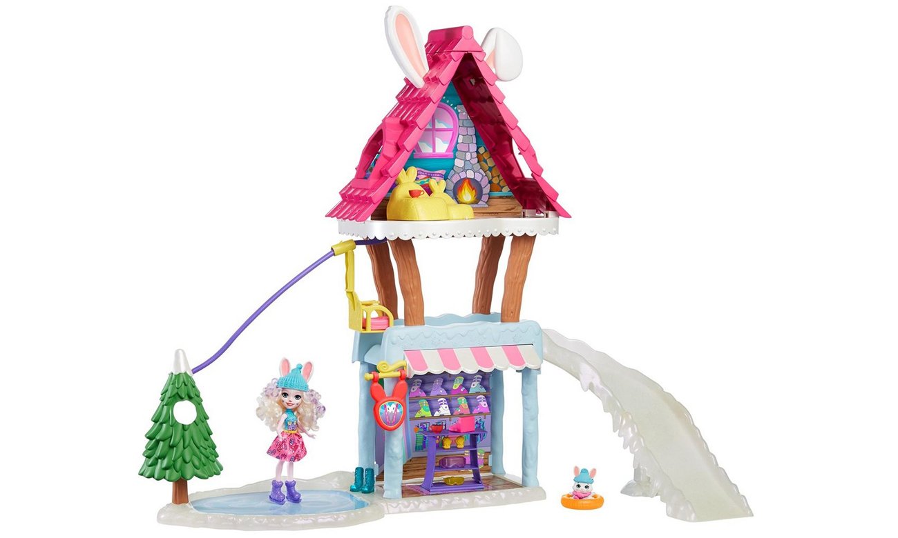 Mattel Enchantimals Zimowa chatka Zestaw