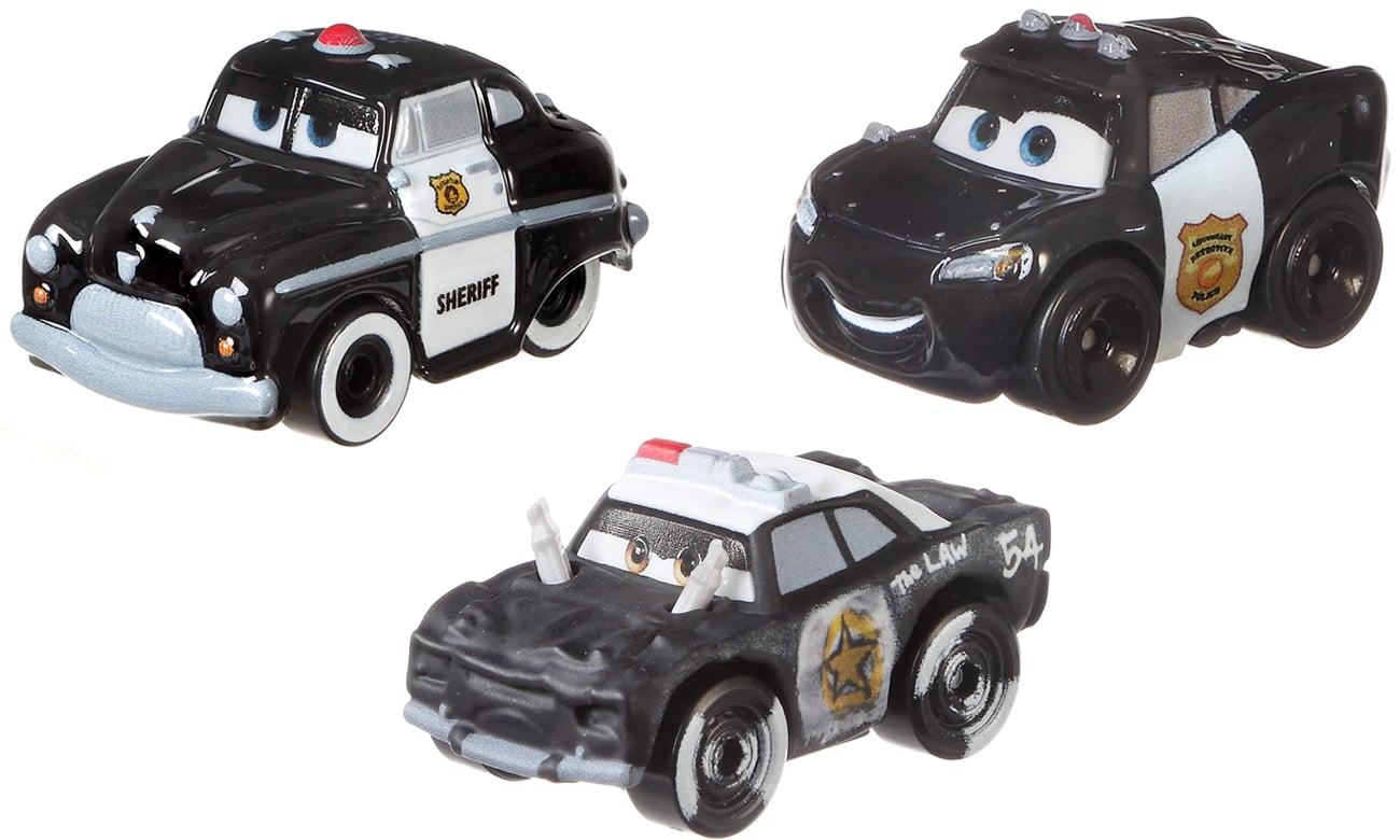 Mattel Cars mikroauta 3pak
