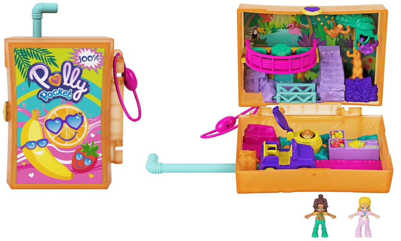 Mattel Polly Pocket Kompaktowe Zestawy Safari - Lalki i akcesoria - Sklep internetowy - al.to