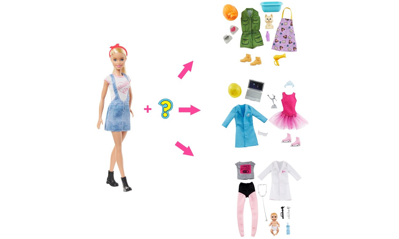 lalka barbie z ubrankami