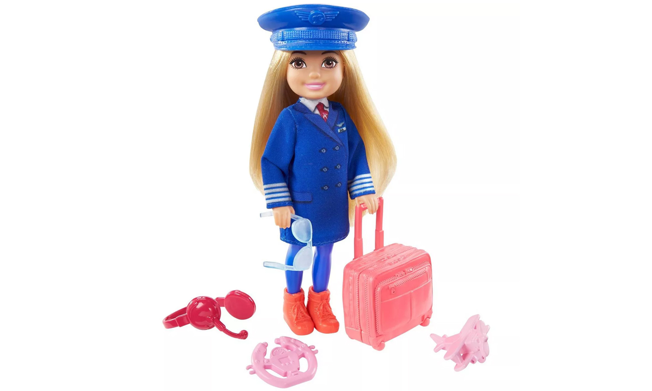 Mattel Barbie Chelsea Kariera Lalka Pilotka