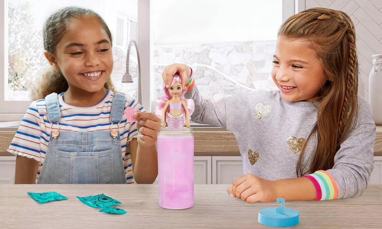 Mattel Barbie Color Reveal Kolorowa niespodzianka Chelsea Syrenka