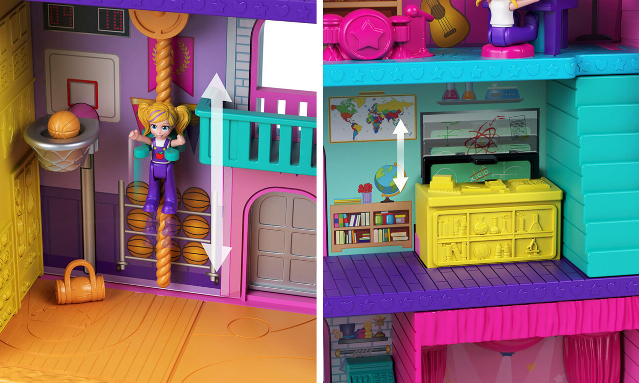 zestaw polly pocket ze sklepem