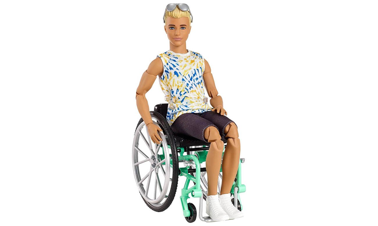 Mattel Barbie Ken Fashionistas Lalka na wózku