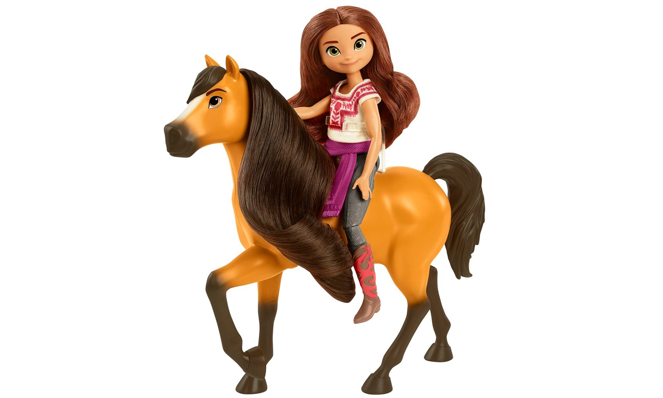 Mattel Spirit Mustang: Duch wolności Lalka Lucky + koń Spirit