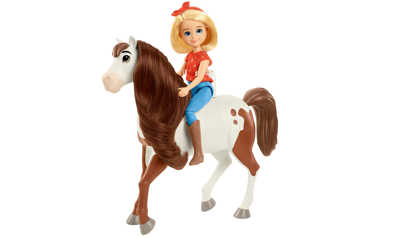 Mattel Spirit Mustang: Duch wolności Lalka Abigail + koń Boomerang