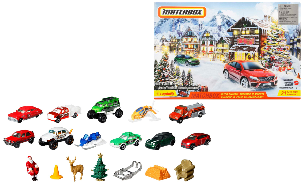 Mattel Matchbox Kalendarz adwentowy