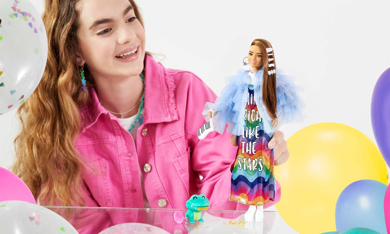 barbie extra lalka ze zwierzątkiem