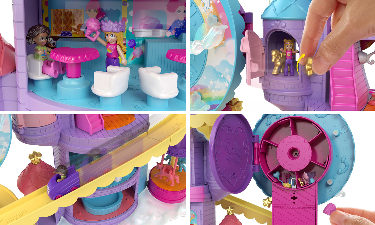 duży zestaw polly pocket