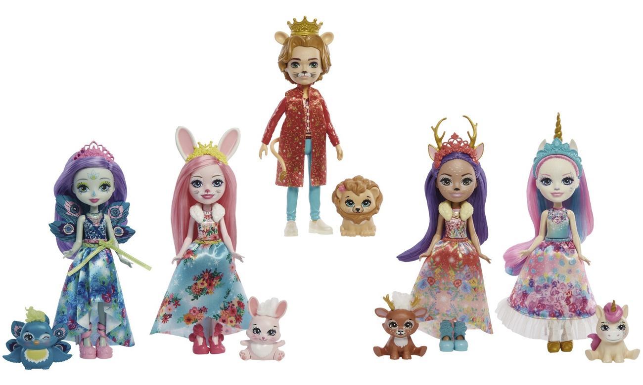 Mattel Enchantimals Królewscy Przyjaciele pięciopak - Sklep