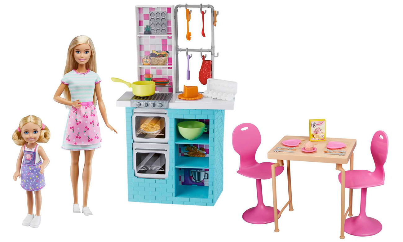 Mattel Barbie Lalki Barbie i Ken z zestawem ubranek