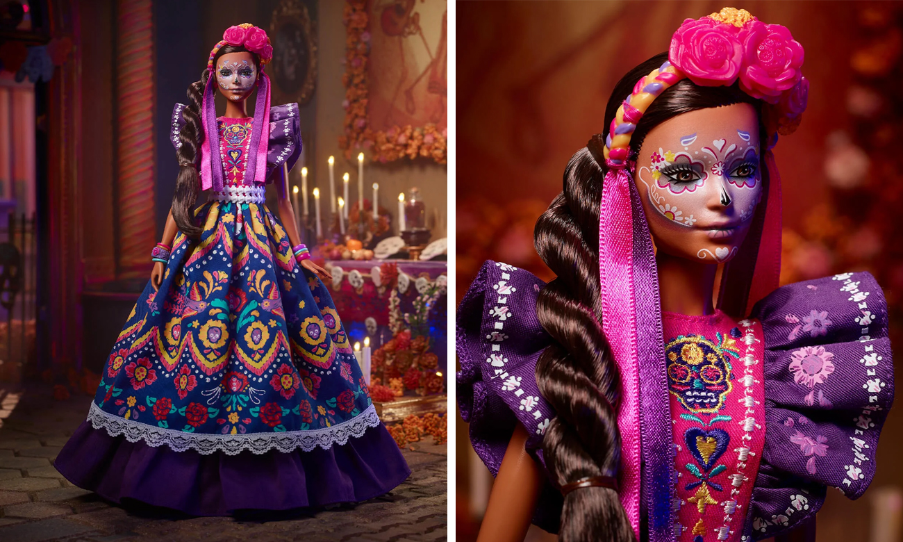 Mattel Barbie Dia de Muertos Barbie Lalka kolekcjonerska 2022