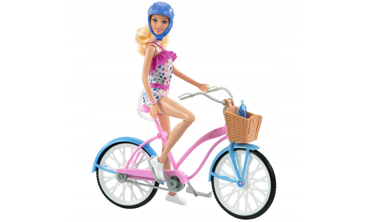 Mattel Barbie Lalka na rowerze