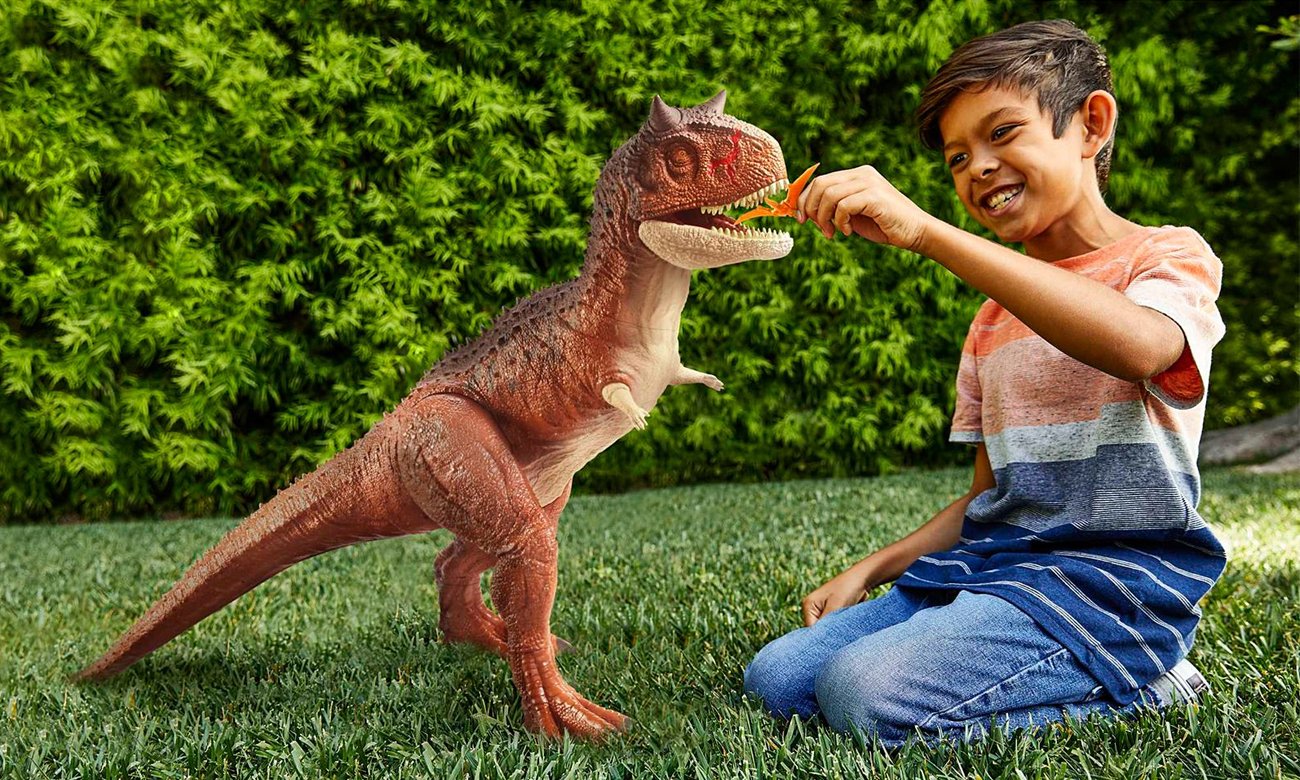 Mattel Jurassic World Karnotaur Toro Dino Gryz