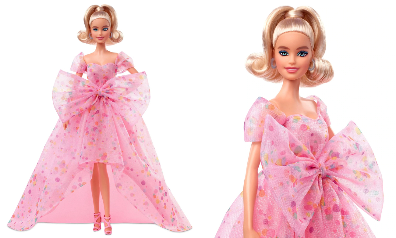 Mattel Barbie Lalka kolekcjonerska Urodzinowe życzenia