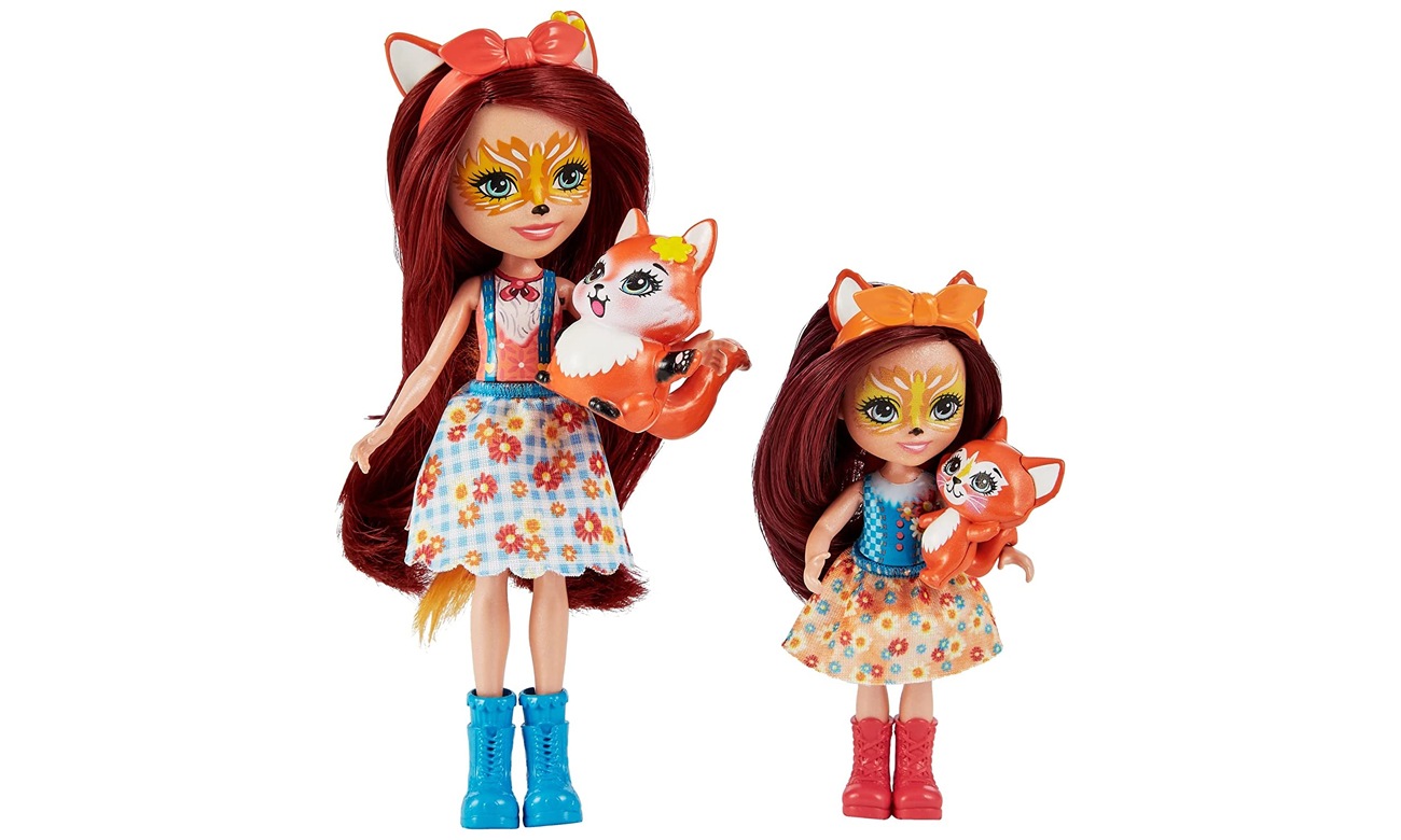enchantimals lalka lisek