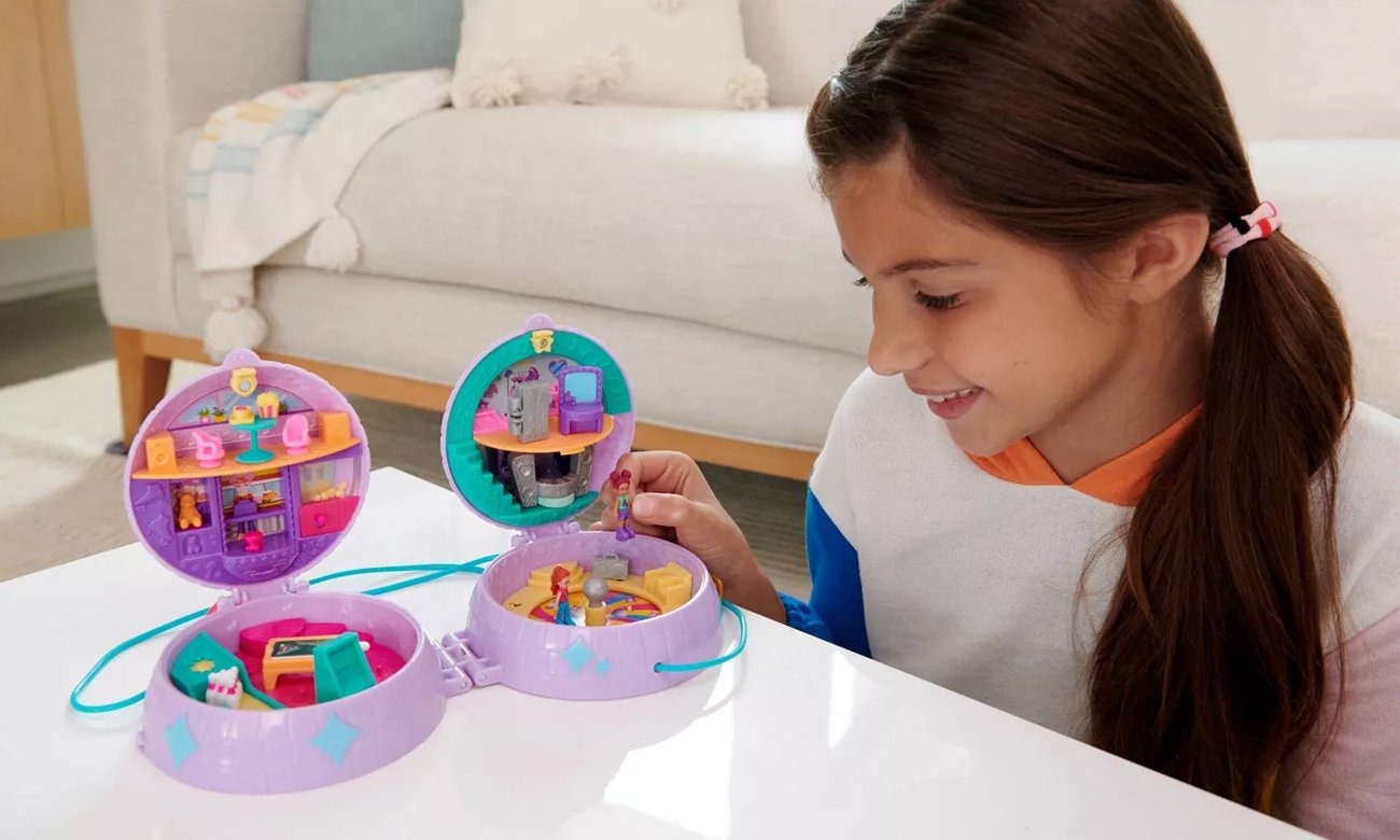Mattel Polly Pocket Podwójna zabawa Wrotkarska impreza
