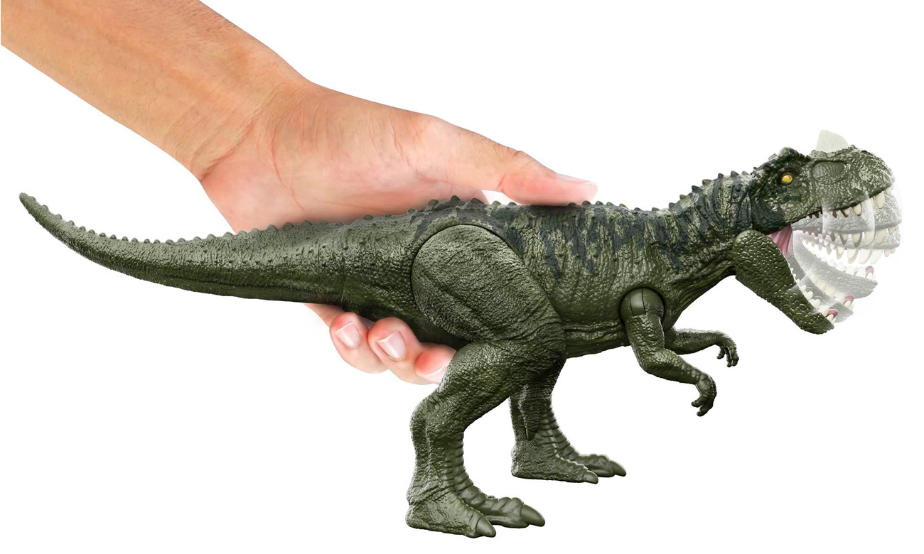 figurka dinozaura z dźwiękiem