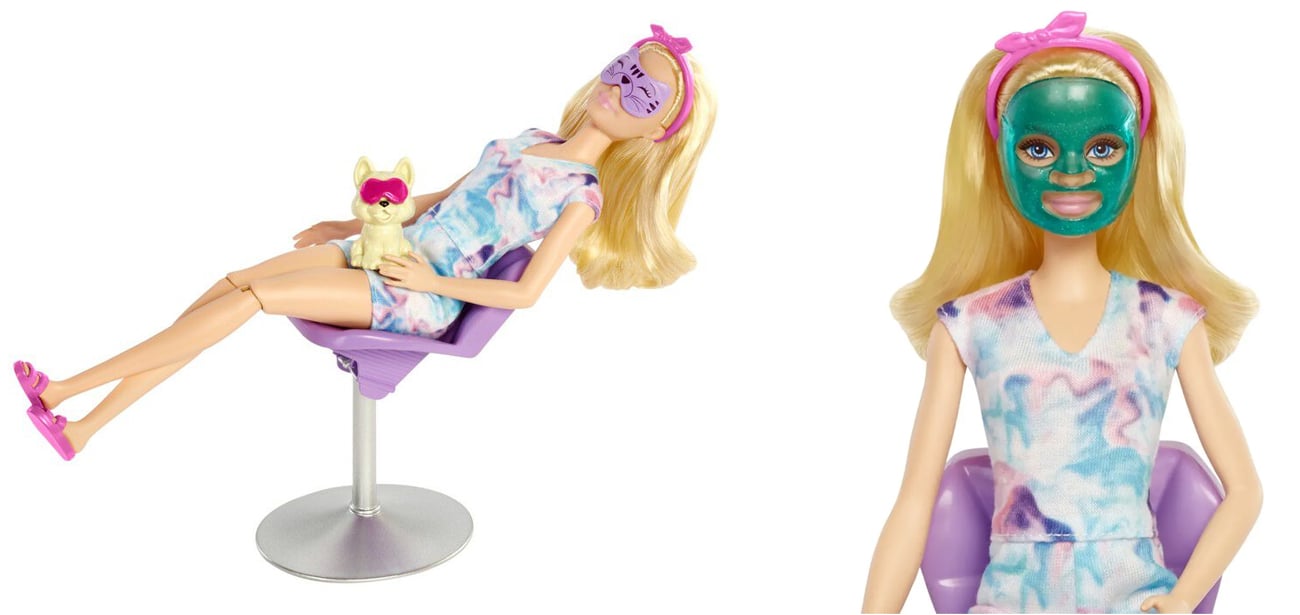 barbie salon spa z lalką